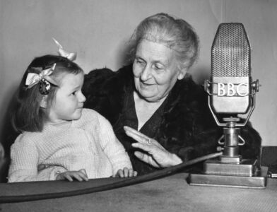 Maria Montessori a Londra nel 1951