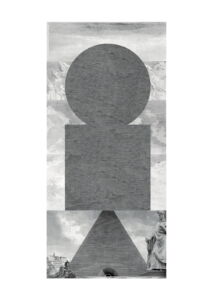 Carmelo Baglivo, Veduta dell’Inferno, Purgatorio e Paradiso collage digitale (2016, © Carmelo Baglivo)