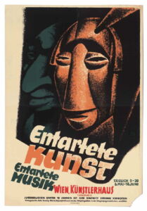 Volantino per mostra Arte degenerata al Künstlerhaus, Vienna, 1939 (© Wien Museum)