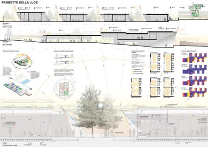 Concorso per il “Nuovo istituito Giovanni XXIII” di Avezzano (studio Giovanni Vaccarini Architects)