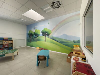 Nuovo polo scolastico “Don Antonio Pifferi” a Pigneto di Prignano (foto Studio Archilinea)