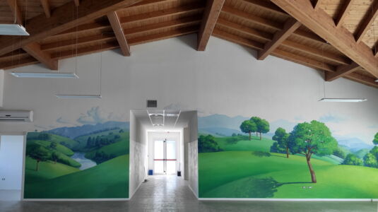 Nuovo polo scolastico “Don Antonio Pifferi” a Pigneto di Prignano (foto Studio Archilinea)