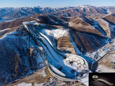 La sede del Centro Nazionale di Ski Jumping “Ruyi di Neve”