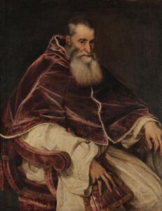 Tiziano, Ritratto di Papa Paolo III, 1543