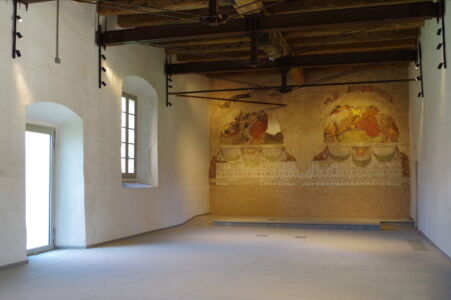 Il campus dell'Università dentro l’ex Monastero di Santa Monica, l'ex refettorio