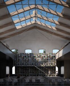 Piano Santa Maria della Pietà, Vista biblioteca municipale