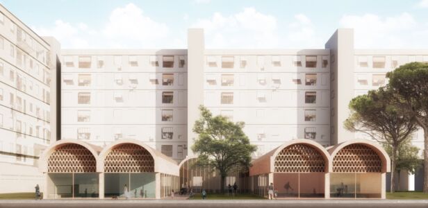 Piano Tor Bella Monaca - Tor Vergata, vista dell’ampliamento della ludoteca “La Casa di Alice” (da Relazione del Piano Tor Bella Monaca - Tor Vergata approvata con Delibera di Giunta n. 71 del 4 marzo 2022)