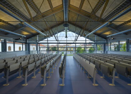 Campus Università Piemonte Orientale all'ex caserma Perrone, aule (© Beppe Raso)