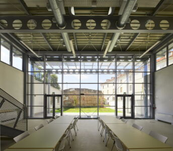 Campus Università Piemonte Orientale all'ex caserma Perrone, sale studio (© Beppe Raso)