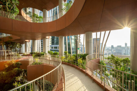 Capitaspring, Bjarke Ingels Group e Carlo Ratti Associati, 2021 (© CapitaLand)