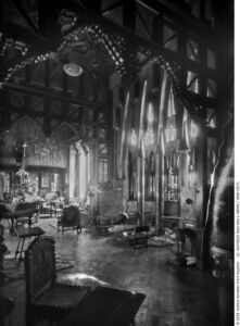 Palazzo Güell fotografato per la mostra di Parigi del 1910 (© Institut Amatller d’Art Hispànic)