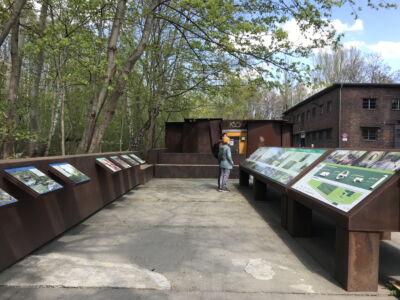 Vista dei percorsi dal secondo belvedere (foto Francesca Petretto)