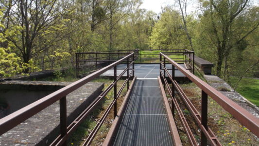 Piattaforma del secondo belvedere (foto Francesca Petretto)