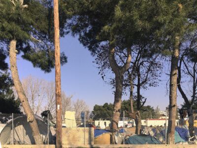 Il campo profughi di Diavata