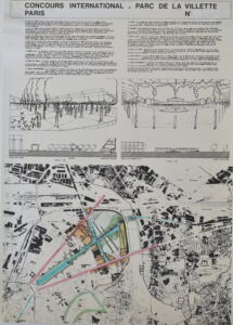 Concorso internazionale - Parc de la Villette Paris, 1982 (Archivio Francesco Somaini)