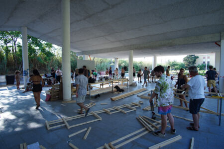 Lavori in corso al mercato comunale (© La Rivoluzione delle Seppie)