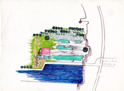 Concorso internazionale - Parc de la Villette Paris, 1982 (Archivio Francesco Somaini)