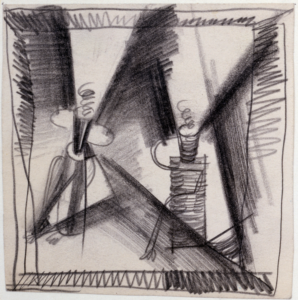 Schizzi con prima idea del Luminator, 1926