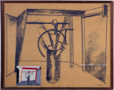 Studio per il Luminator, stand “Sete artificiali d’Italia” (Stand Tessili Italiani) all’Esposizione Internazionale di Barcellona, 1929