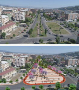 Il Parco del Benessere (© Rinaldo Panucci, da "Cosenza tra rigenerazione urbana e sostenibilità", Gangemi, 2021)