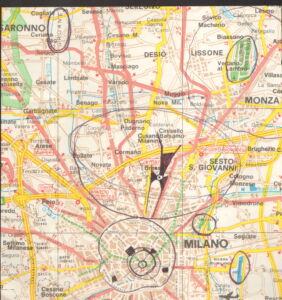 Studio per Spine verdi, 1972 (Archivio Francesco Somaini)