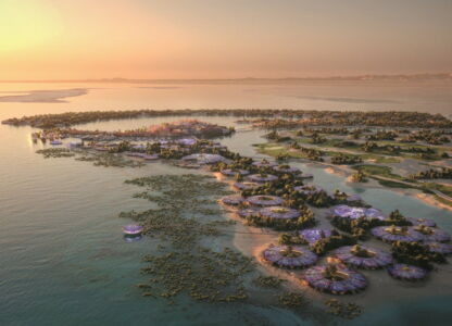 The Red Sea project, render di progetto (https://www.theredsea.sa/en#)