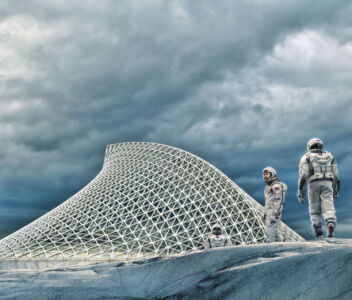 Carlo Prati. La Mappa delle Sette Rovine. Stadio del Nuoto. Collage Digitale, 2014