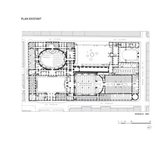 Pianta piano terra prima dei lavori (© Gaudin Architectes)