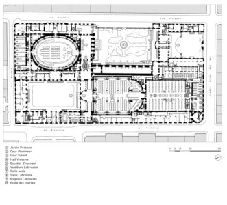 Pianta piano terra: progetto di recupero (© Gaudin Architectes)