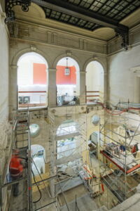 Vano scala durante i lavori (© Gaudin Architectes)