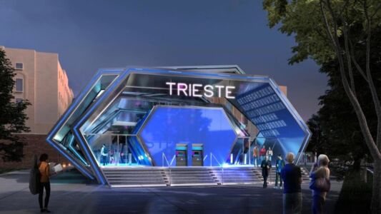 Una delle stazioni dell'ovovia