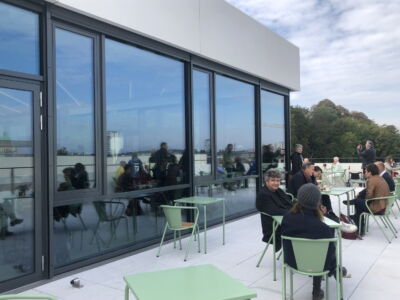 Piano superiore, II, con vista parziale della terrazza del café (foto Daniela Völkel)