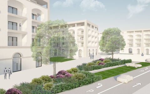 Magazzino Concentramento Tabacchi Greggi, progetto (© Astor Immobiliare)
