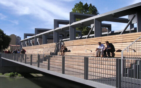 Studio De Ferrari Architetti, ponte sollevabile sul fiume Dora a Torino (2002)