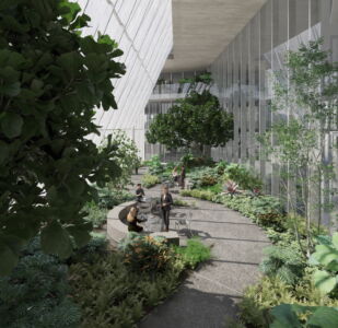 Palazzo Sistema, render di concorso