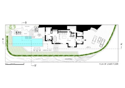 Planimetria piano terra (© Pierluigi Piu)