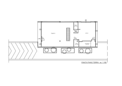 Casa a Oristano (pianta piano terra)