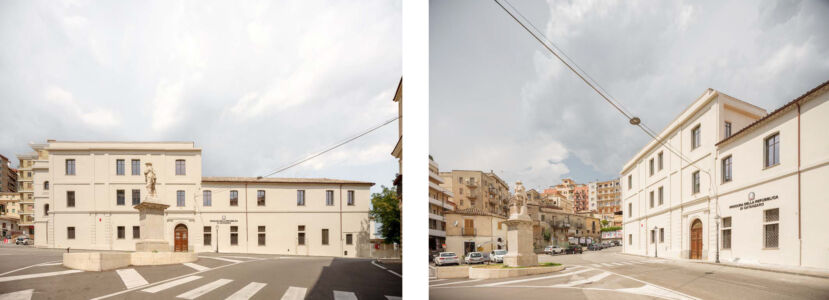 L'edificio storico e la piazza (© Mario Ferrara)