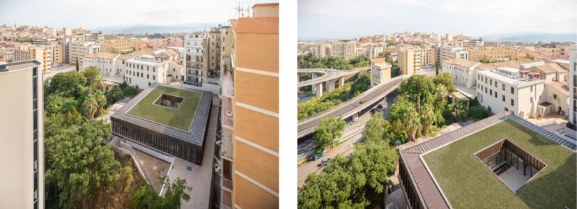 L'edificio storico e l'ampliamento (© Mario Ferrara)