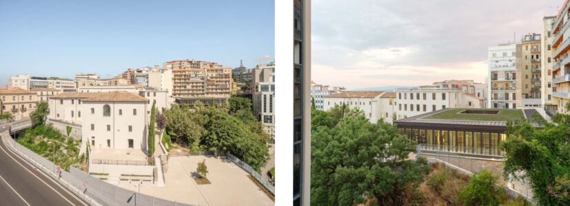 Viste d'insieme dell'edificio storico e dell'Ampliamento (© Mario Ferrara)