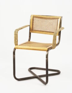 Sedia con braccioli S9, prototipo, 1932-33