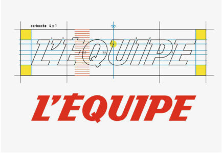 Logo de la marque L’Équipe - On/Off productions 2016 (© Étienne Robial)