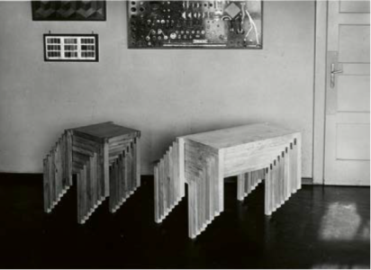 Sgabelli e panche impilabili