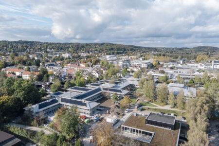 DAM Preis 2023 AuerWeber, Landratsamt Starnberg, vista aerea (foto Aldo Amoretti)