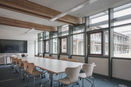 DAM Preis 2023, Auer Weber, Landratsamt Starnberg, locali interni e affacci (foto di Aldo Amoretti)