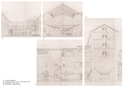 Cavallerizza Reale, progetto quarto classificato (capogruppo Architecten Jan de Vylder Inge Vinck)