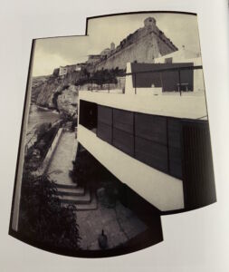 Facciata principale di Casa Broner, fotomontaggio a partire da fotografie di Erwin Broner, 1961