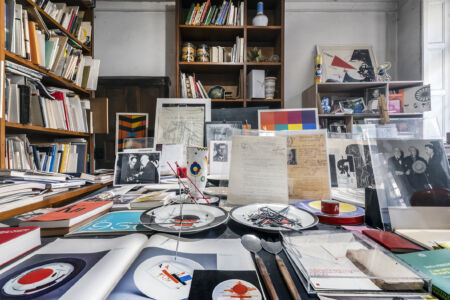 La casa-atelier di Laura Castagno e Leonardo Mosso a Pino Torinese (foto di Antonio La Grotta)