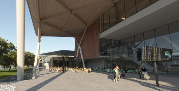 Render del terminal B (© Pascall+Watson)