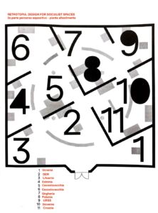 Planimetria allestimento seconda parte della mostra (Francesca Petretto)